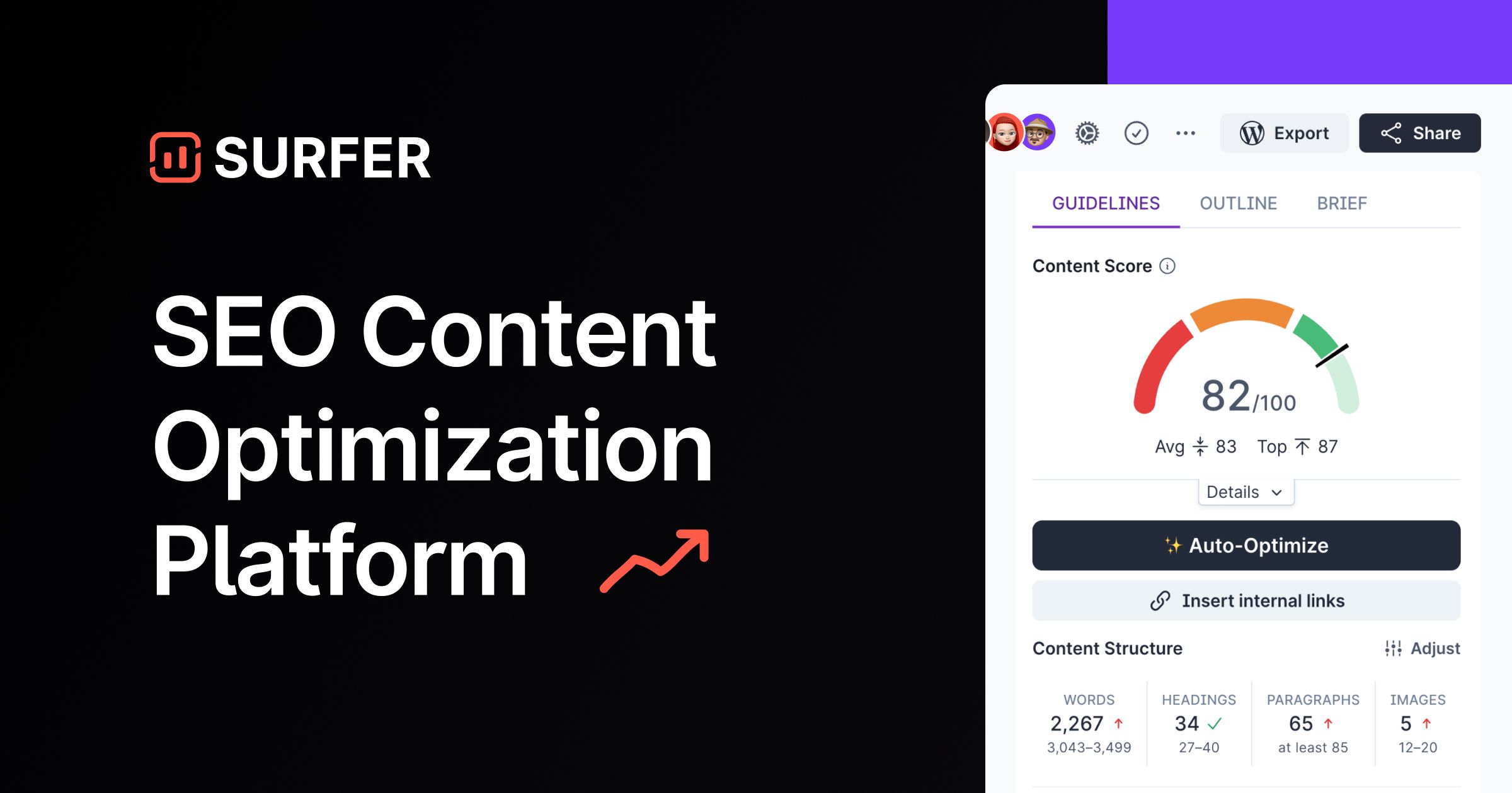 surfer seo SurferSEO Content Optimization Platform