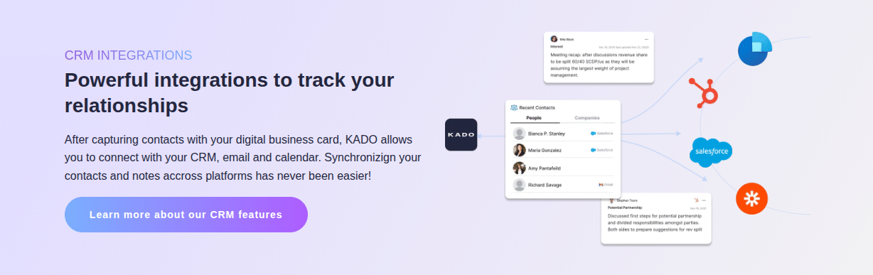 Kado CRM integration