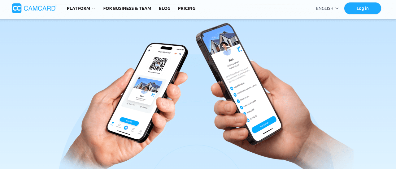 Camcard interface