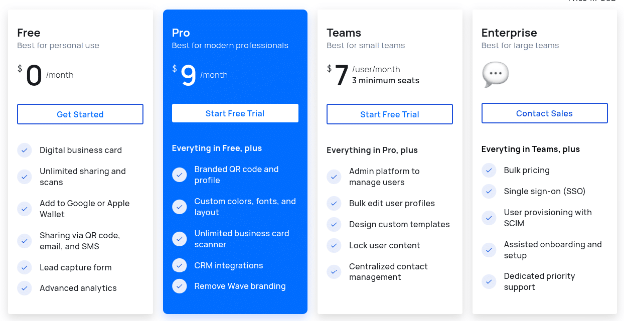 Wave pricing