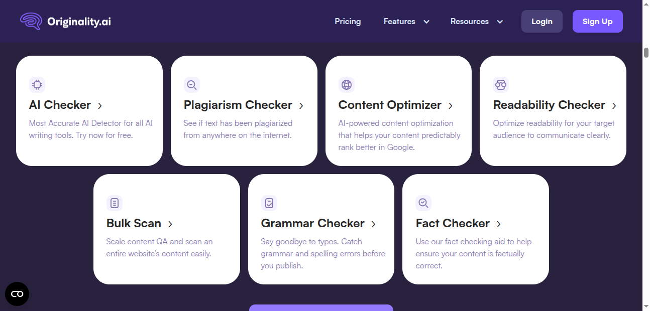 AI-Detector-Most-Accurate-AI-Content-Checker-for-ChatGPT-Originality-ai-09-27-2025_05_46_PM originality ai features