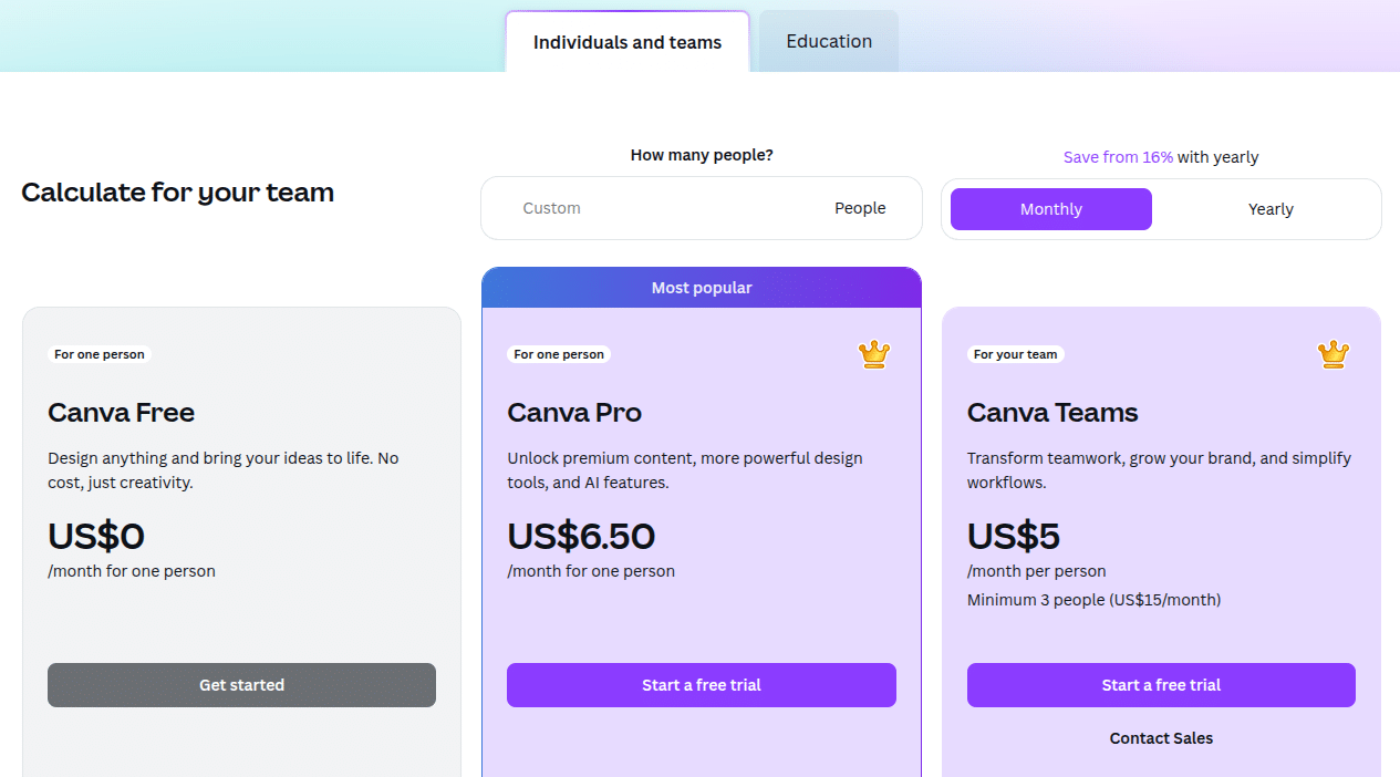 Canva-Pricing-Compare-Free-Pro-Teams-and-Enterprise-plans-09-17-2025_06_00_PM Canva monthly pricing
