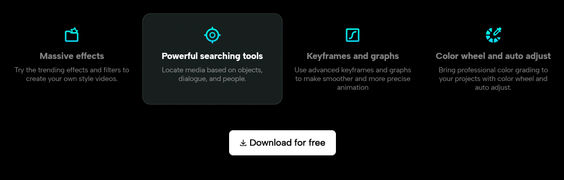 Capcut features